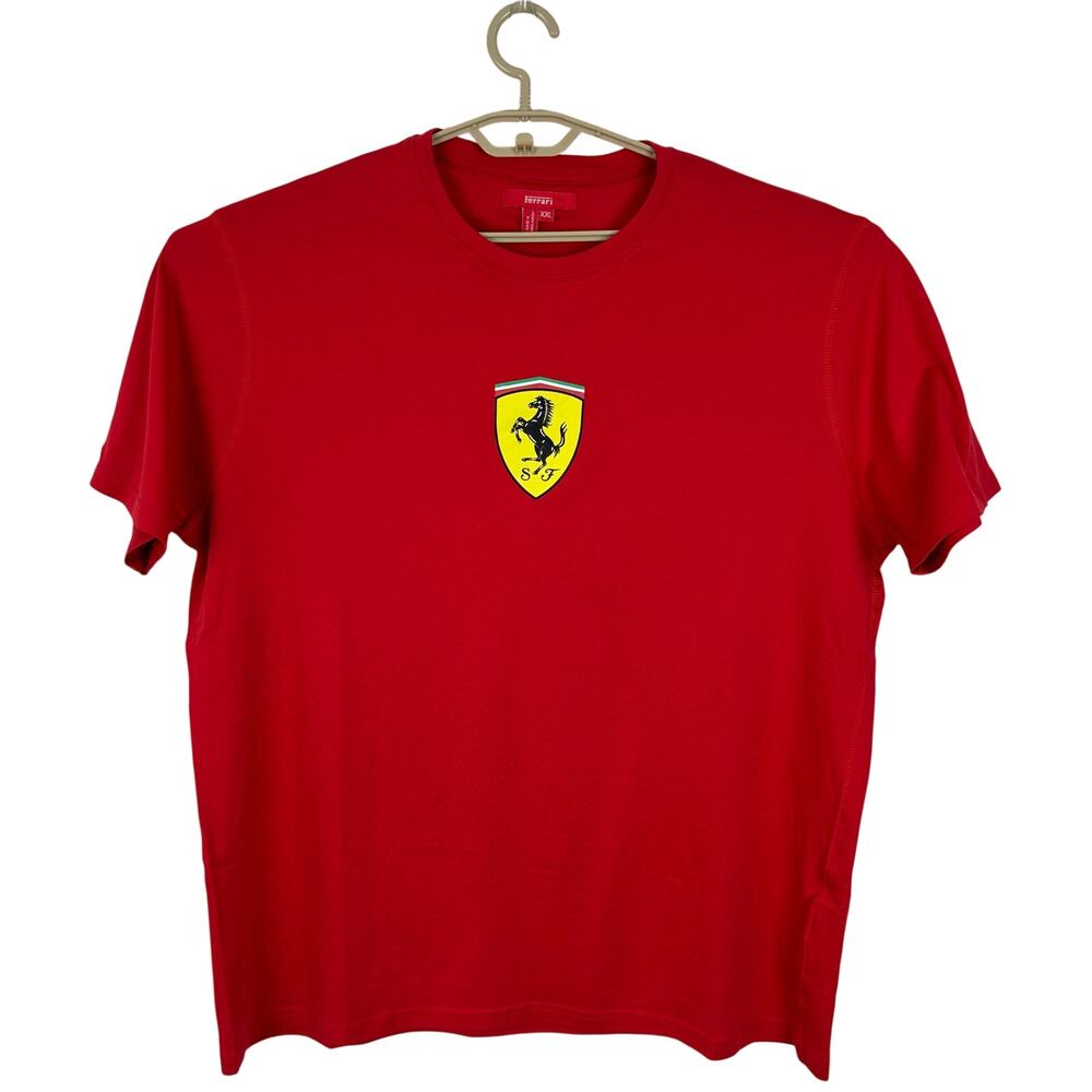 Scuderia Ferrari Official Product Red Short Sleeve T Shirt XXL Logo